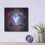 Luxe Metal Art «VGX Voyager Crypto Pyramid», «Métal» VGX Voyager Crypto Pyramid, par Valentyn Artemenko