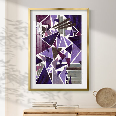 Mauve rêve II - impression encadrée
