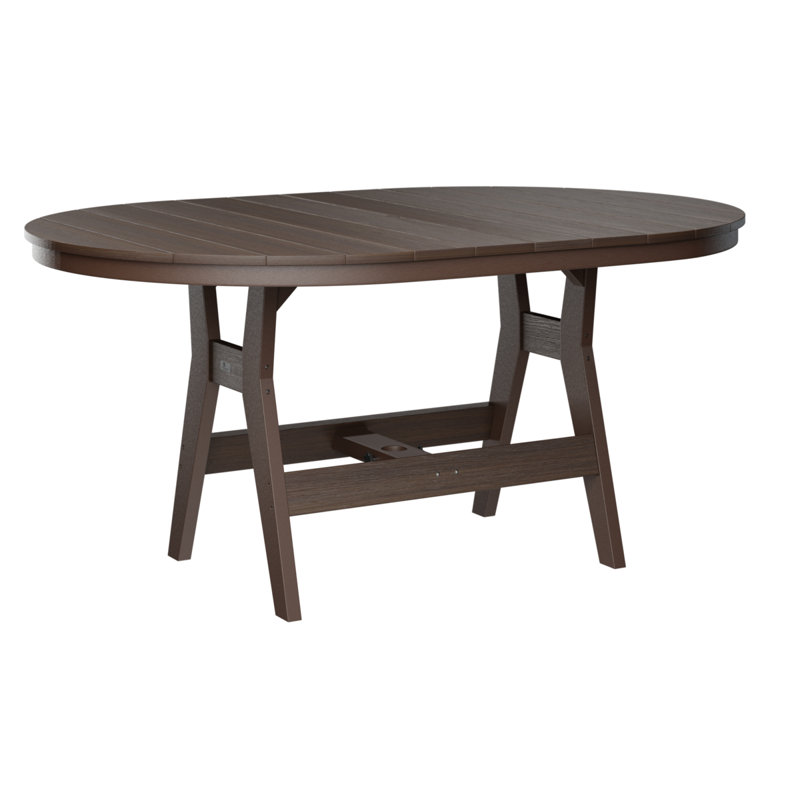 Table de bar berlinoise Berlin, Chocolat / Brun, 38.87" H x 64" W x 44" D, Imbuia