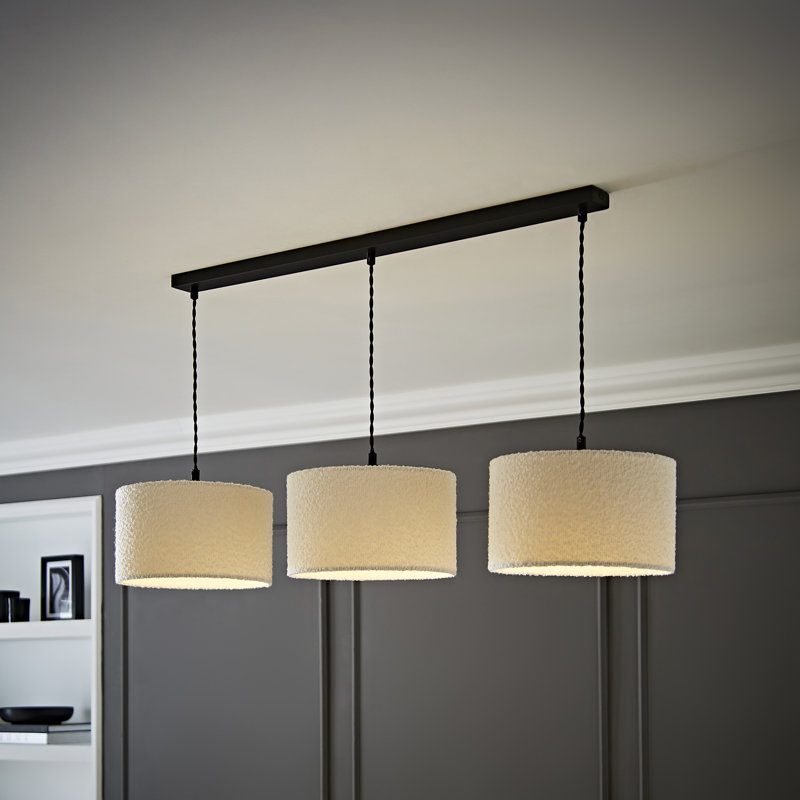 Albeiro 3 - Light Pendant, Matte Black, No