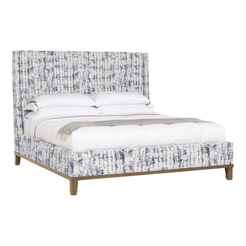 Michael Weiss Solid Wood Wingback Bed, Ozark Marina, Hampton