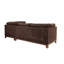 Canapé modulaire réversible, canapé capitonné avec repose-pieds