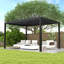 Louver Pergola Aluminum Frame & Steel Louvers-125198928