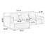 Canapé modulaire 2 pièces rembourré-109043328-109043326