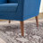 32.2" Wide Transitional Upholstered Solid  Wood Arm Accent Chair-124928730