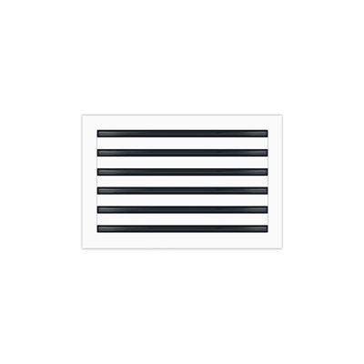 BUILDMART - 18x12 Modern AC Vent Cover - Standard Linear Slot Diffuser - Register Grille / Size: 2" H x 12" W x 18" L