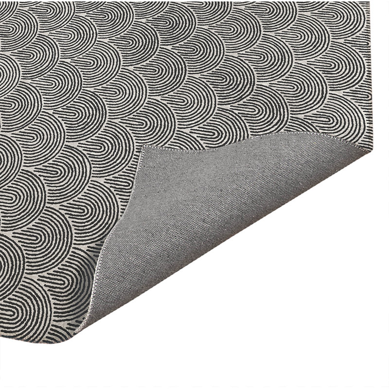 Rolling Humps Non-Slip Outdoor Rug, Rectangle 5' x 7'
