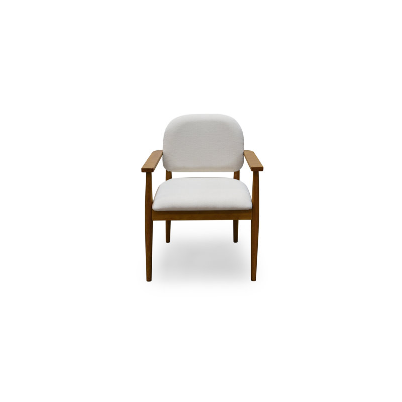 Chaise de salle à manger Norrie, Crème, crème
