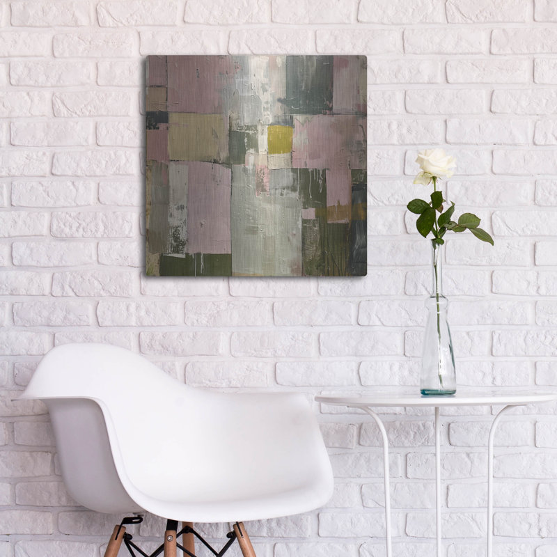 Art mural en métal Wrought Studio ™ «Patchwork Of Earth» par Svetlana Aleynikova, H 24 po x l 24 po
