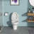 Creationstry GPF Elongated Floor Mounted One-Piece Toilet (Seat Included)