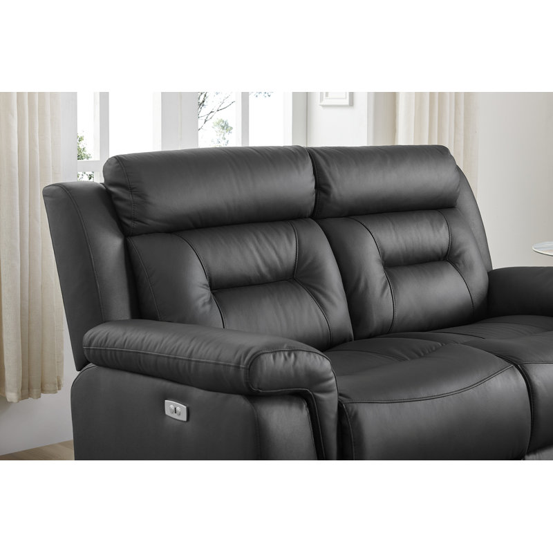 Demea 2 Seater Genuine Leather Electric Recliner