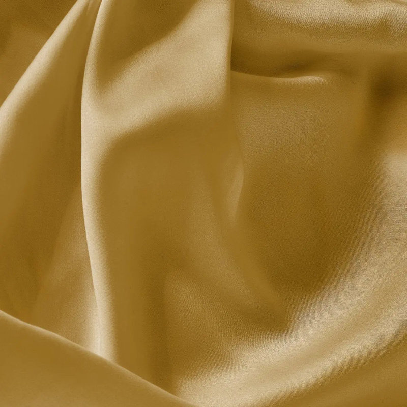 Ensemble de draps en satin Luxe CleanBamboo, Ensemble de draps pour taille de lit grand avec qu, Gold