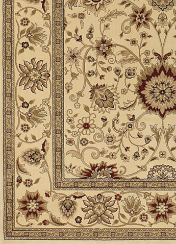 Tapis d'intérieur brun clair en polypropylène Campagne, 1 pi 11 po x 3 pi 7 po