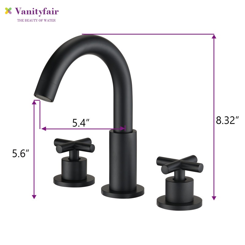 Amora Widespread 2-handle Bathroom Faucet