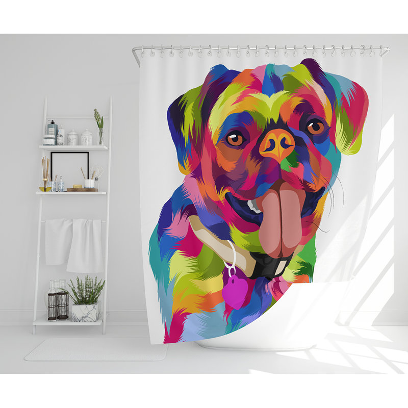 Eliyah 13 Piece Polyester Shower Curtain Set