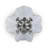 Arthur Court Designs Fleur De Lis Acrylic and Aluminum Fruit Bowl-103249867