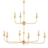 Nottaway 9 - Light Wrought Iron Chandelier