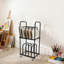 Organisateur mobile sur toile à deux niveaux pour studio d'art-129047152
