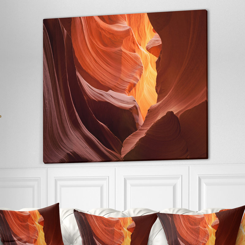 « lower antilope slot canyon », impression, H 30 po x l 40 po x P 1,5 po, Toile tendue
