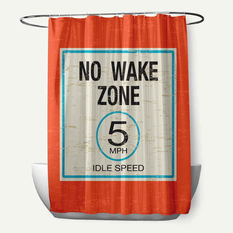 Caire Shower Curtain, Orange