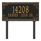 Signature Series 2-Line Lawn Address Sign
