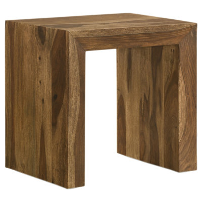 Alfon Heritage Design - Alfon Rectangular Solid Wood End Table Auburn