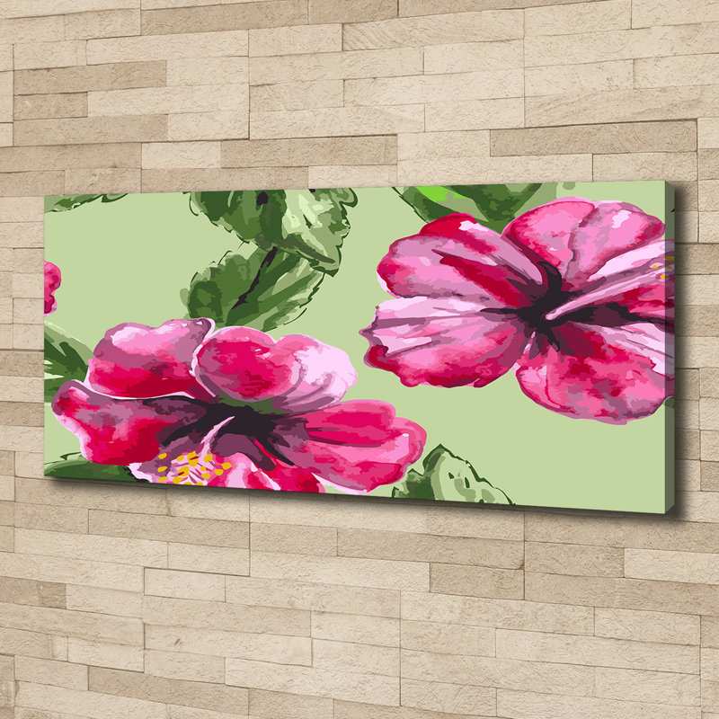 Hawaiian Flowers - Wrapped Canvas Print