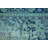 Vintage Turkish Oushak Rug in Blue, Ideal for Kitchen Area and Perfect as a Gift for Loved Ones