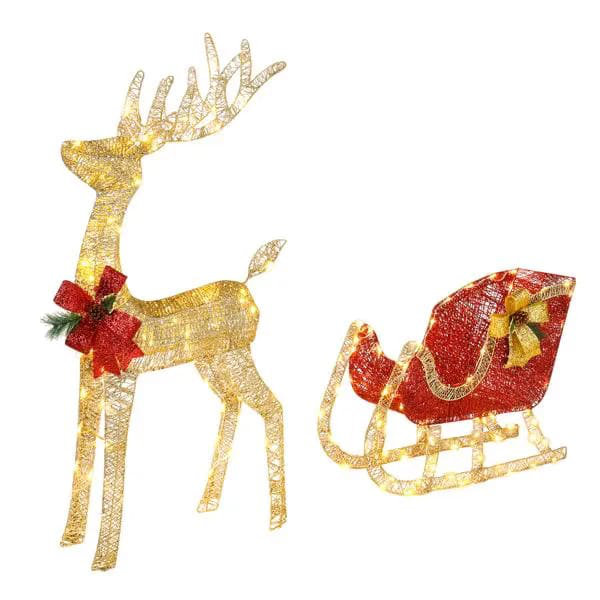 Décoration de Noël élan Courtyard 3000V 360W