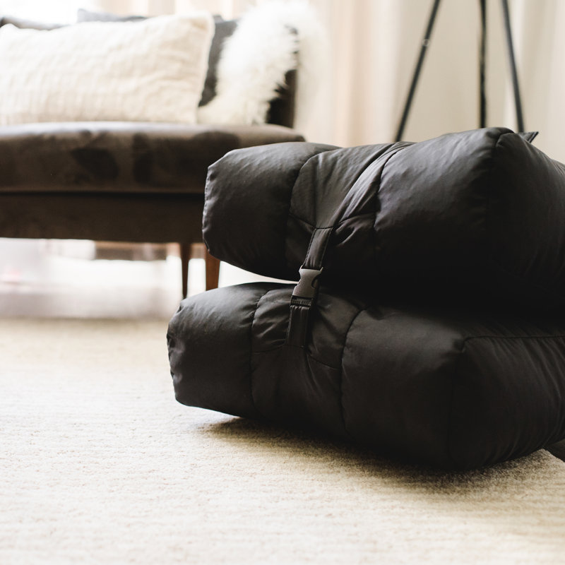 Fauteuil à billes d'extérieur Big Joe Grab & Go, Polyester noir