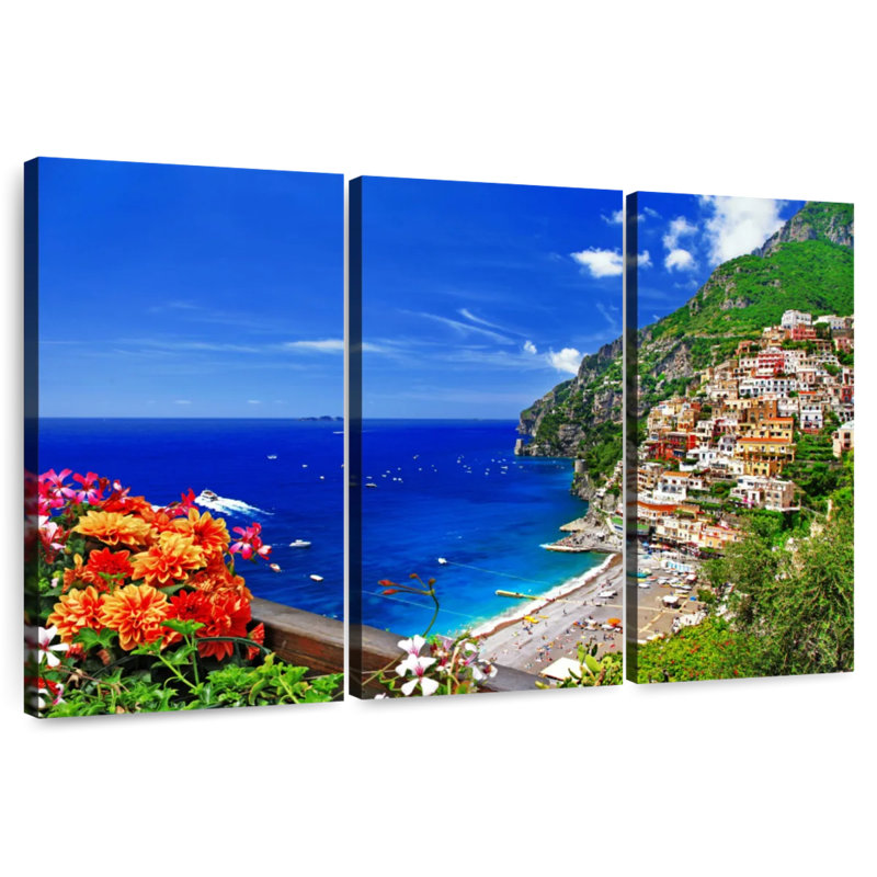 Gillard Scenic Positano Village, 48" H x 74" W