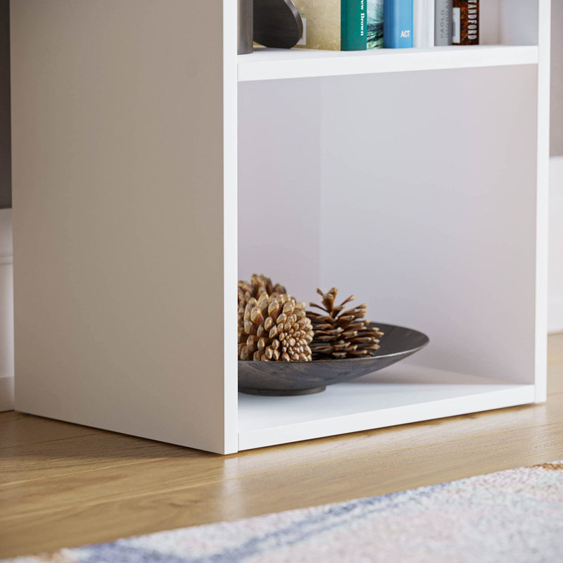 Binegar 80cm H x 32cm W Bookcase, White