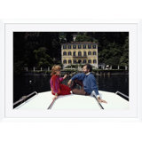 Versace And Spagnol Print by Slim Aarons