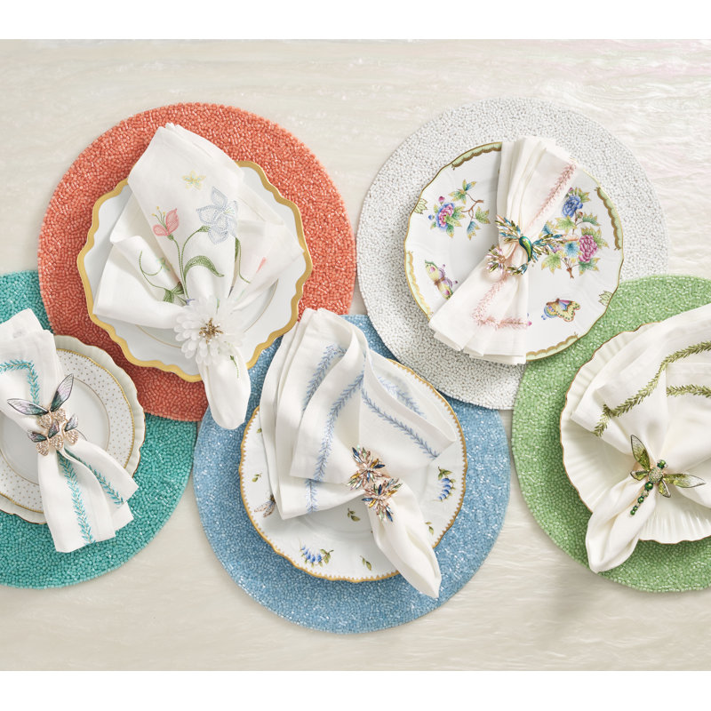 Perennial Placemat, White