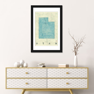 «Utah Map», impression sur toile