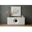 Void Console Table, White Stone