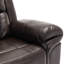 Fauteuil inclinable manuel de cinéma maison avec bande lumineuse à DEL pour le salon, la chambre à coucher, brun-1438614608
