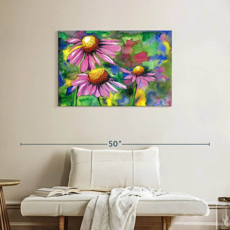 Harnek Vivid Coneflowers, H 24 po x l 36 po