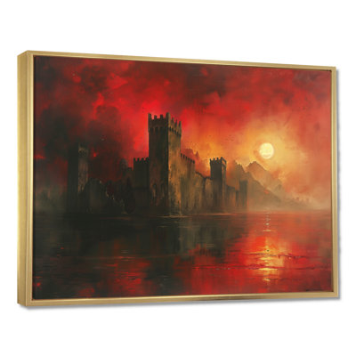Art mural Fortress Mystic Red Yellow Fortress II