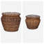 Planter Basket With Storage 2 Pcs Lacak Rattan Decorative Indoor Home-192381063
