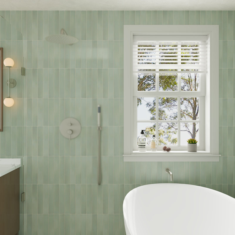 Bec de douche rond en laiton avec couvercle décoratif, Nickel brossé