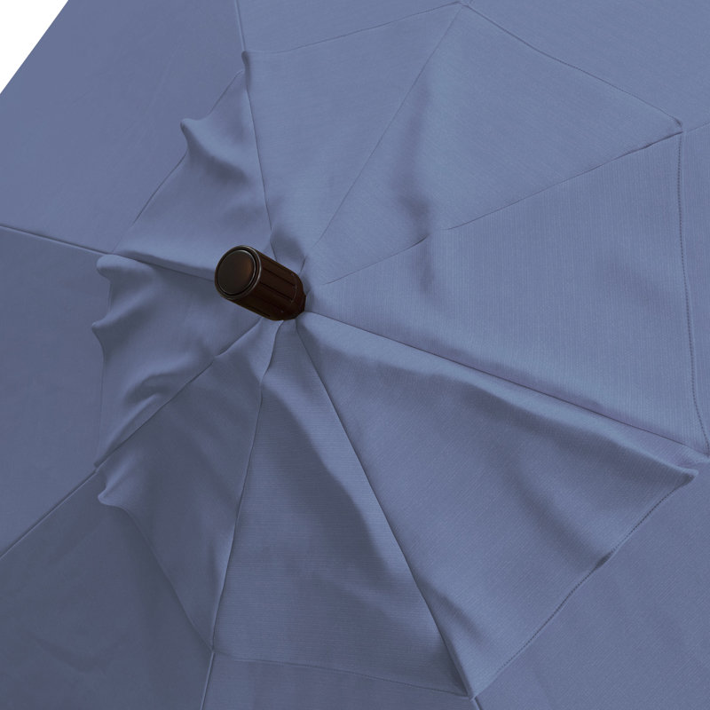 Parasol de marché de 132 po Vartavar, Toile toile Sunbrella® bleu ciel
