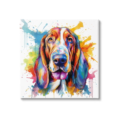 Hound Dog Vibrant Splash par Marybeth Cunningham