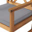Ensemble de conversation d'extérieur en bois Manchester avec banc double, table basse et 2 chaises Manchester, ensemble 4