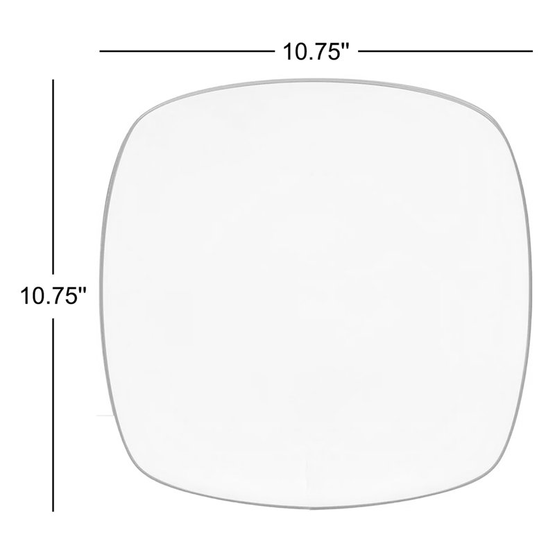 Assiettes plates Noritake Colorwave, 10 3/4 po, Café