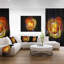 «Supernova Explosion in Black», impression sur toile-21971848