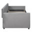 Lit de jour polyvalent pour lit simple avec tiroirs et support en lattes de bois, un ajout élégant et fonctionnel à toute chambre à coucher-922053974