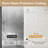 55" - 60" W x 76" H Double Sliding Frameless Shower Door with Clear Tempered Glass-117986554