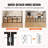 Metal Free Standing Pet Gate With Door-1124486027