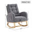 Chaise longue berçante avec repose-pieds Accent-1813445814